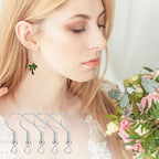400 Pcs Stainless Steel Earring Hooks Fish Hook Earrings for Jewelry Making French Wire Hooks Coil and Ball Style Earwires Ear Wires for Women DIY Dangle Earrings Crafts Supplies - color: Silver