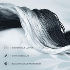 Natural 100% Silk Thread, Handmade Embroidery Thread Silk Floss 6 Colors 110m Each (79) - color: 79