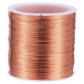 28 Gauge Jewelry Copper Wire, 328 ft/100 m Rust Resistant Craft Copper Wires, Bulk Soft Pure Red Coppers Wire, Plated Metal Thin Beads Wires for Making Crafts Wrapping Jewelry - color: Red Copper