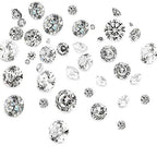 Fashewelry 50Pcs Tiny Cubic Zirconia Faceted Rhinestone Cabochons 1mm 2mm 3mm 4mm 5mm Clear Pointed Back Crystal Diamante Gems for Nail Art Craft Replacing Jewelry - color: Clear, size: 1mm/2mm/3mm/4mm/5mm-Zirconia