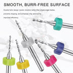Micro Drill Bit Set, 10pcs Tungsten Drill Bits (1.1-2.0mm) for Jewelry, Models, Crafts, PCB, Hobby & Small Drilling Projects - color: (1.1-2.0) mm drill bit