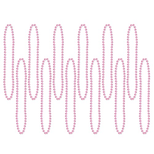 Party Beads - Small Round - size: 12-Pack, style: Pink (12-Pack)