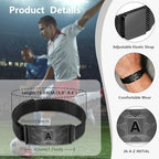 Fervia Graduation Gifts Soccer Initial Bracelet Stainless Steel A-Z Letter Charm Bracelets Adjustable Wristbands Soccer Gifts Idea for Players Team Lovers Men Boys Dad - color: Black, size: Initial O