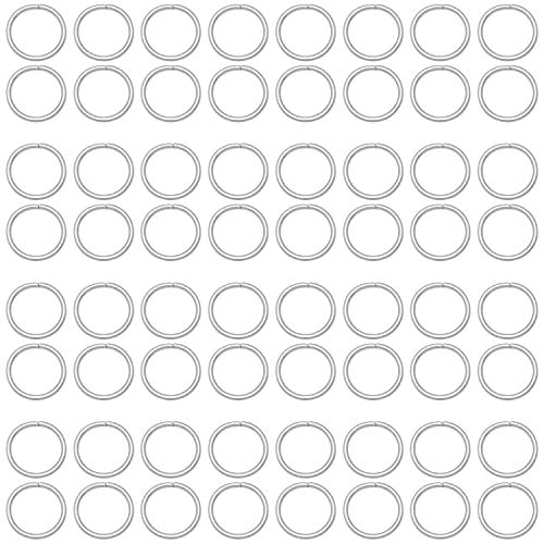 600Pcs 6mm Silver Open Jump Ring, Used for Key Chain, Jewelry Making, Necklace Maintenance and Earring Decoration DIY Process Open Jump Ring (600Pcs) - color: Silver/600pcs, size: 6mm