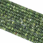 2x4MM 150PCS Chinese Green Jade Tube Rondelle Abacus Disk Spacer Loose Beads for Jewelry Making - color: Chinese Green Jade, size: 2x4mm abacus-shaped