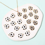 20PCS Sports Charms Enamel Basketball Baseball Pendant Charms for Jewelry Making Rhinestone Ball Game Softball Charms for Necklace Bracelet Earrings DIY Crafts - color: Set 2