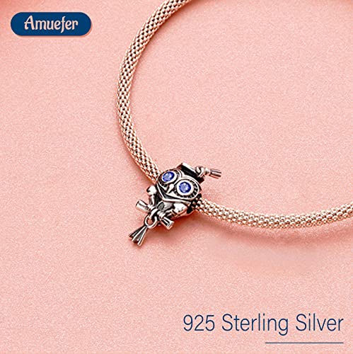 Mothers Day Birthday Number Love Family Friendship Graduation Auntie Grandma Dad Mom Charms for Pandora Bracelets Necklaces, Gifts Women, for Anniversary Valentines Christmas - style: Grad-Owl Graduation Charms 2