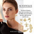 SUNNYCLUE 1 Box 16Pcs 8 Styles Real 14K Gold Plated Charms Gold Sea Theme Animal Charms Tortoise Starfish Seahorse Pendants Bulk for Earring Necklace Bracelet Jewelry Making Supplies - color: 14K Gold Plated Sea Theme Charms