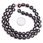 HAAMIIQII 45pcs 8mm Natural Black Hematite Loose Gemstone Beads Ball Shape Spacer Stone Beads for Jewelry Making DIY Bracelets Necklaces Crafting - color: Ball Shape, size: 8mm