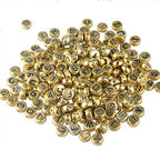 Letter Beads 1000pcs Acrylic Alphabet Letter Beads A-Z Letter for Jewelry Making (Gold) - color: gold