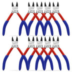 10 Pack 5" Small Wire Cutters - Side Cutter for Crafting Diagonal Cutting Pliers - Spring Loaded Wire Snips Dikes Clippers - Flush Cutters for Jewelry Making Artificial Flowers - size: 10 Pack