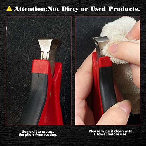 SPEEDWOX 4 Inch End Nippers - Mini End Cutting Pliers with Spring Pull Nails & Wire Cutting Function - Professional Jewelry Making & Shoe Repair Tool - style: End Nippers