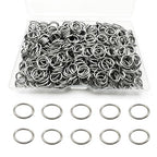 600 Pcs Jump Rings,304 Stainless Steel O Rings,10MM Open/Close Loop Contactors for Jewelry Making,DIY Crafts, Industrial Repair 1.2MM Thickness (16 Gauge) - size: 10MM