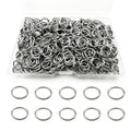 600 Pcs Jump Rings,304 Stainless Steel O Rings,10MM Open/Close Loop Contactors for Jewelry Making,DIY Crafts, Industrial Repair 1.2MM Thickness (16 Gauge) - size: 10MM