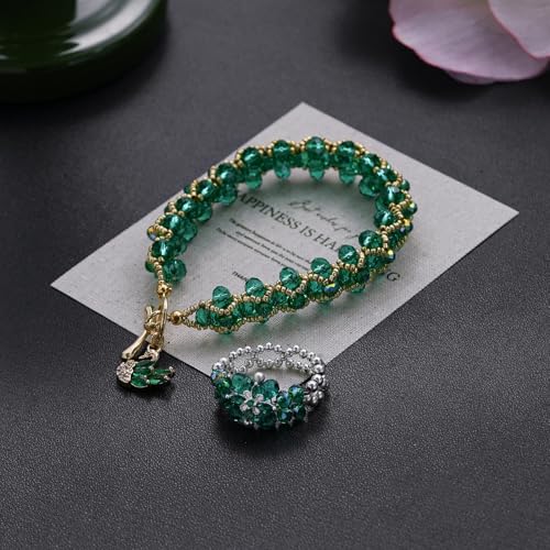 1000PCS 4mm Round Crystal Glass Beads Faceted Spacer Beads Bulk for Jewelry Making Bracelets Necklace Earring Pendants Craft (White) - color: White AB, size: 4mm