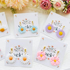 Flower Shape Polymer Clay Cutters Set – Molds and Clay Cutters for Polymer Clay, Floral Clay Earring Tools - color: C color