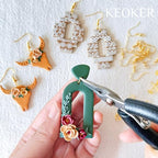 Keoker Polymer Clay Jewelry Making Kit, 103 PCS Clay Earring Making Kit for Teens and Adults, Fashion Designer Kits, Polymer Clay Earrings Kit Crafts, Great Gifts - color: basis