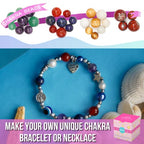 MODDA Natural Stone Jewelry Making Kit for Adults, Women. Includes Video Course, Crystal, Lava, Chakra Beads, Necklace, Bracelet, Earrings, Ring Supplies for Adults - color: Deluxe Natural Stone Jewelry Making Kit