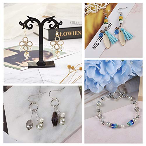 Craftdady 640Pcs Stainless Steel Open Eyepins Flat Headpins Ball Head Pins 2 Colors Metal Wire Needle Pin Set for Earring Pendant Jewelry Necklace Bracelet Making, 21 Gauge - color: 2 Colors, Mixed Pins