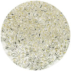 Bala&Fillic Clear Silver Lined Color 4mm Seed Beads About 1200pcs/100Grams in Bag, 6/0 Glass Craft Beads for Making Bracelet and Necklace (Clear Silver Lined) - color: Clear Silver Lined -4mm