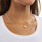 Amazon Essentials 14k Gold or Sterling Silver Plated Figaro Chain Necklace - color: Silver, size: 20", style: 2 mm