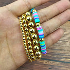Amaney 500pcs 6mm Smooth Round Beads Gold Spacer Loose Ball Beads for Bracelet Jewelry Making Craft - color: Gold-6mm, size: 6mm