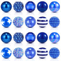 Ferreve 20 Pcs Chunky Bubblegum Beads 20mm Focal Pen Large Rhinestone Pearl Beads for DIY Beadable Pen School Jewelry Making Keychain Craft Making(Dark Blue) - color: Dark Blue