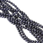 45PCS 8mm Natural Blue Sandstone Gemstone Round Loose Beads Stone Beads for Jewelry Making DIY Findings 1 Strand 15" - color: Blue Sand Stone, size: 8mm