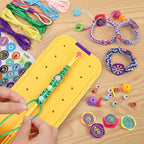 DDAI Arts and Crafts for Kids Age 8-12 Friendship Bracelet Making Kit for Girls - Best Birthday Gifts Ideas for Girl 7 9 10 11 Year Old - Popular Bracelets String Maker Toys Set - color: Purple