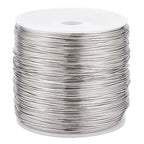 BENECREAT 459 Feet 23 Gauge Single Strand Beading Wire, Stainless Steel Craft Jewelry Beading Wire for Crafts, Jewelry Making, Sculpture Frame - color: Single Strand, size: 23 Gauge