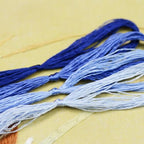 4 Skeins Mulberry Silk Floss Embroidery Thread Floss-Cross Stitch Threads China Silk Woven Jewelry Threads DIY Sewing Kits (11) - color: 11