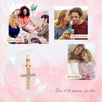 S925 Bead Dangle Charms for Bracelets Necklaces, Compatible with Pandora - style: Cross Charm 14K Gold Plated