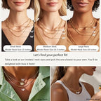 Minimalist Thin Gold Chain 18K Gold Plated Thin Box Chain Necklace Short Small Gold Chain Choker Necklaces for Women