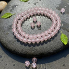 DandS ltd Crackle Lampwork Glass Beads for Jewelry Making, Blush Pink, Vibrant DIY Bracelets, Necklaces, Earrings, Beading Supplies & Craft Kits for Handmade Jewelry, 80pcs 0.39 inch (10mm), #J280-10 - color: Blush Pink
