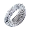 INSPIRELLE 12 Gauge 98 Feet Silver Aluminum Craft Wire Bendable Metal Wire for Jewelry Craft Making - color: Silver, size: 12 Guage (2.0mm)