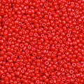 5000pcs Glass Seed Beads, 3mm 8/0 Small Individual Color Seed Beads Mini Pony Bulk for DIY Bracelet Necklaces Wrist Jewelry Making, Bright Red - color: Bright Red
