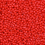 5000pcs Glass Seed Beads, 3mm 8/0 Small Individual Color Seed Beads Mini Pony Bulk for DIY Bracelet Necklaces Wrist Jewelry Making, Bright Red - color: Bright Red