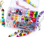 Keychain Making Kit 300PCS Complete Set for Adults Beginners DIY Bead with Resin & Acrylic Charms Bag Charm Kit Birthday Party Favors Gift