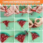Praisebank Pony Beads, 8000pcs 6x9mm, Wholesale Beads, Bracelets Jewelry Making, Arts & Crafts(Glitter) - color: Glitter, size: King Size