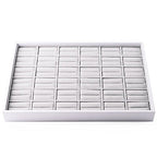 Oirlv 36 Slot Ring Storage Tray Showcase Jewelry Display Organizer - size: 36 Grids Ring