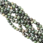 35PCS 10mm Natural Chrysoprase Round Loose Beads for Jewelry Making 1 Strand 15" - color: Chrysoprase, size: 10mm