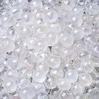 LAIDANLA Clear Quartz 6mm Natural Stone Beads Round Loose Gemstone Stone Beads for DIY Bracelet Necklace Earrings Jewelry Making Polishing Genuine Real Beading Crystal 96PCS 2 Strand 32" - color: V-Clear Quartz, size: 6mm