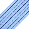 COIRIS 3400 Pcs Vinyl Heishi Beads Environmental Handmade Polymer Clay Spacer 6mm Disk Flat Beads for Surfer Chocker Necklace Bracelet Earrings Jewelry Making(RT-Blue LilacC02) - color: C02, size: 6mm