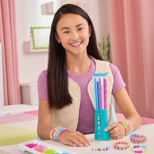 Make It Real: Swift Clicks - Heishi Bracelet Maker - 2047pc, DIY Jewelry Craft Kit, Design & Make 23 Bead Bracelets, Rotate-Click-Wear, Girls Kids 8+ - style: Swift Clicks