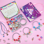 Charm Bracelet/Jewelry Making Kits for Kids Girls,Unicorn Birthday Gifts,Arts Crafts Toys for 5 6 7 8 9 12 Years Old Girls