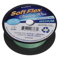 Soft Flex 49 Strand Beading Wire - Medium 0.19 Diameter - 100 Feet Nylon Design Wire - style: Fluorite