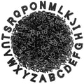 Augshy 700Pcs Large Letter Beads Black Plastic A-Z Mixed Alphabet Shape Beads for Jewelry Making Bracelets Necklaces Key Chains Shoelaces Crafts Party Decor(9x12mm) - style: Black Alphabet Style