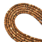 160pcs 4x2mm Natural Picture Jasper Disk Rondelle Spacer Stone Semi Precious Gemstone Loose Beads for Jewelry Making 15 Inch - color: Picture Jasper