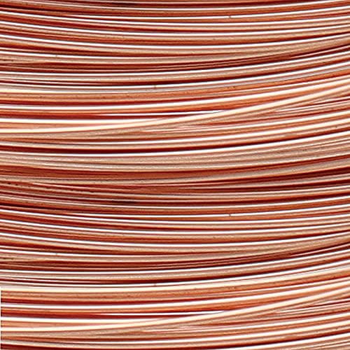 Copper German Bead Wire Craft Wire 26 Gauge/.4mm (20 Meters / 65.6 Feet) - color: COPPER, size: 26 Gauge