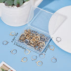 SUNNYCLUE 1 Box 80Pcs 40 Pairs Leverback Earring Hooks Real 18K Gold Plated Stainless Steel Round Lever Back Clasp Huggie Hoop French Ear Wire Leverbacks Hook for Jewelry Making Earrings Findings - color: 80pcs Mixed Material & Color Round Leverback Earri